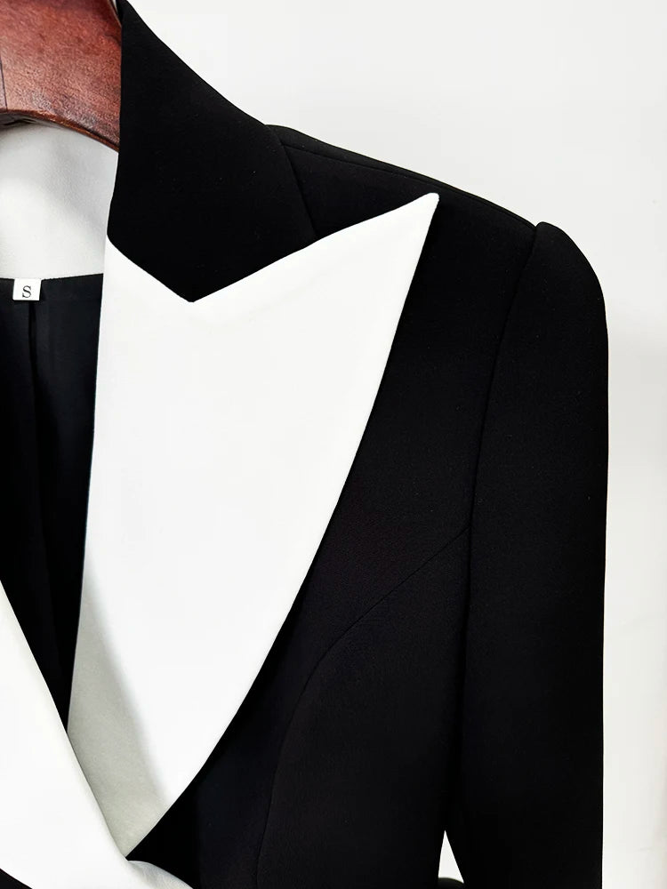 Blazer Patchwork Slim